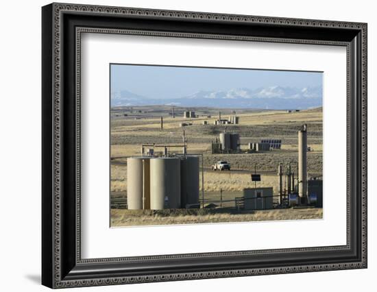 Jonah Natural Gas Field South of Pinedale, Wyoming-Gerrit Vyn-Framed Photographic Print