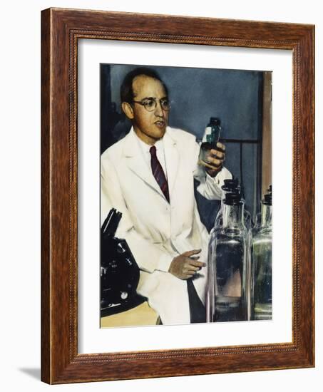 Jonas Salk (1914-1995)-null-Framed Photographic Print