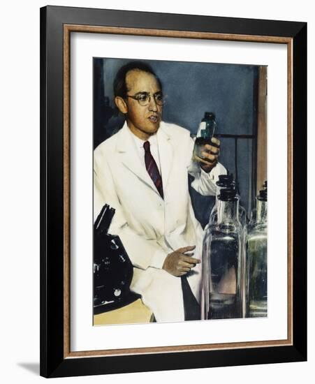 Jonas Salk (1914-1995)-null-Framed Photographic Print