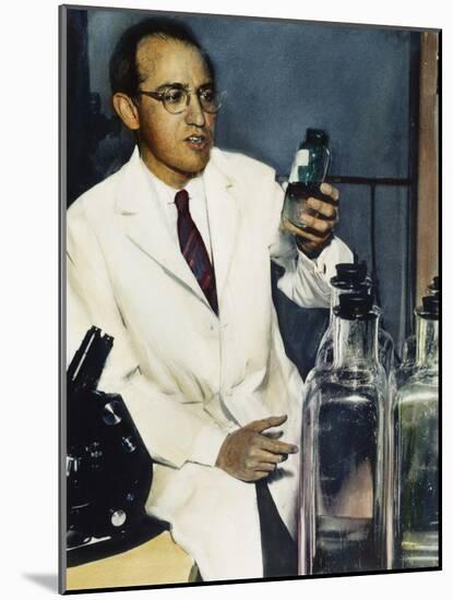 Jonas Salk (1914-1995)-null-Mounted Photographic Print