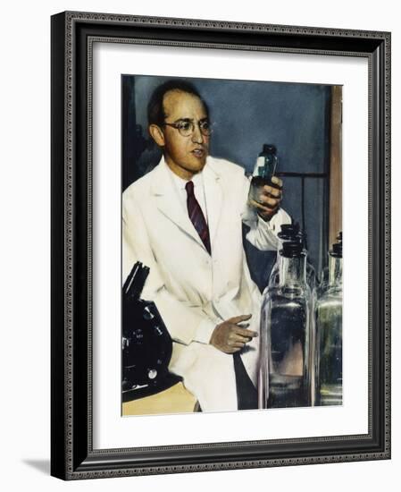 Jonas Salk (1914-1995)-null-Framed Photographic Print