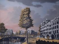 View of the Herengracht Overlooking Binnenamstel and the Nieuwe Herengracht, Amsterdam, 1776-Jonas Zeuner-Framed Giclee Print