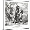 Jonathan and David's friendship, 1 Samuel-Julius Schnorr von Carolsfeld-Mounted Giclee Print