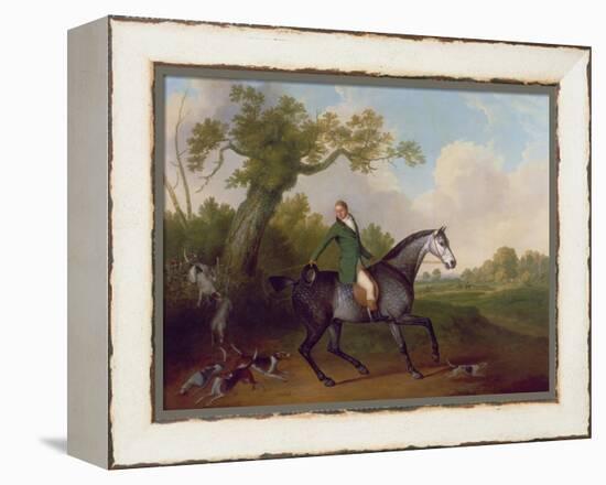 Jonathan Griffin, Huntsman to the Earl of Derby's Staghounds-James Barenger-Framed Premier Image Canvas