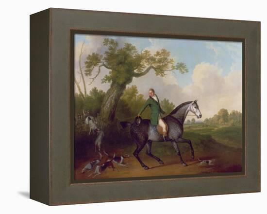 Jonathan Griffin, Huntsman to the Earl of Derby's Staghounds-James Barenger-Framed Premier Image Canvas