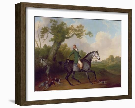 Jonathan Griffin, Huntsman to the Earl of Derby's Staghounds-James Barenger-Framed Giclee Print