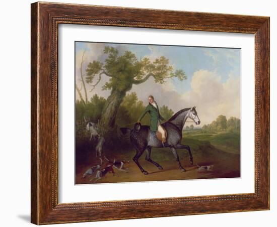 Jonathan Griffin, Huntsman to the Earl of Derby's Staghounds-James Barenger-Framed Giclee Print