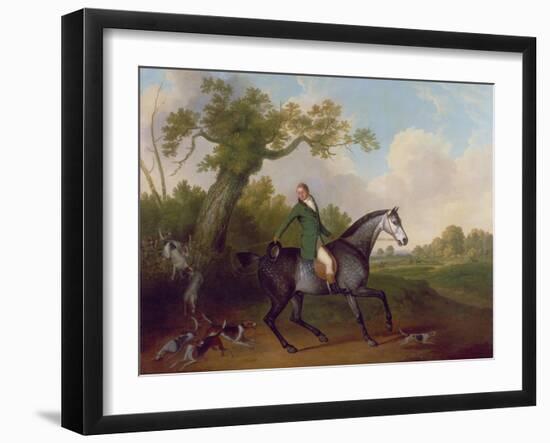 Jonathan Griffin, Huntsman to the Earl of Derby's Staghounds-James Barenger-Framed Giclee Print