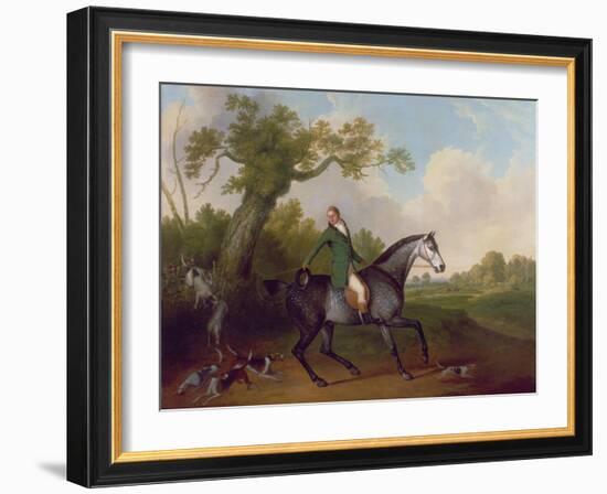 Jonathan Griffin, Huntsman to the Earl of Derby's Staghounds-James Barenger-Framed Giclee Print