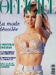 L'Officiel, June 1992 - Niki Taylor, Top Star, en Gianni Versace-Jonathan Lennard-Art Print