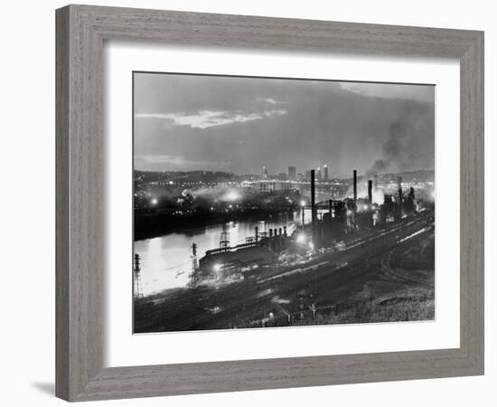 Jones and Laughlin Steel Mill, Pittsburgh, Pennsylvania-null-Framed Photographic Print