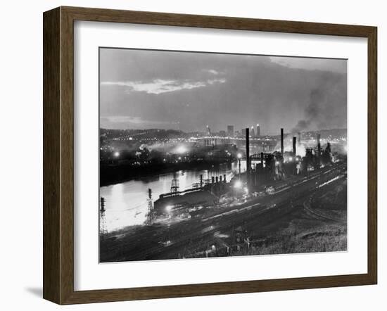 Jones and Laughlin Steel Mill, Pittsburgh, Pennsylvania-null-Framed Photographic Print