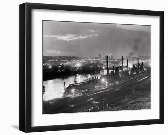 Jones and Laughlin Steel Mill, Pittsburgh, Pennsylvania-null-Framed Photographic Print