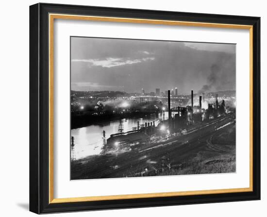 Jones and Laughlin Steel Mill, Pittsburgh, Pennsylvania-null-Framed Photographic Print