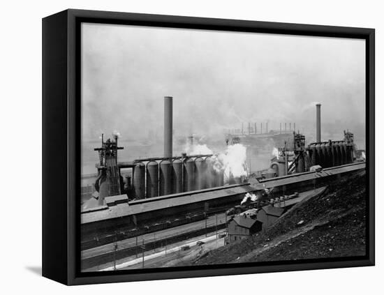 Jones and Laughlin Steel Plant, Pittsburgh, Pennsylvania-null-Framed Premier Image Canvas