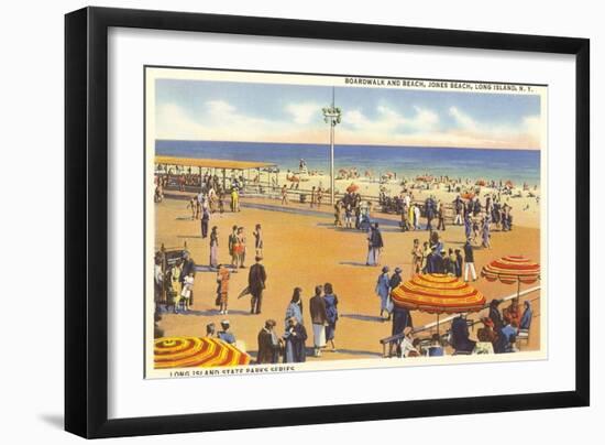 Jones Beach, Long Island, New York-null-Framed Art Print