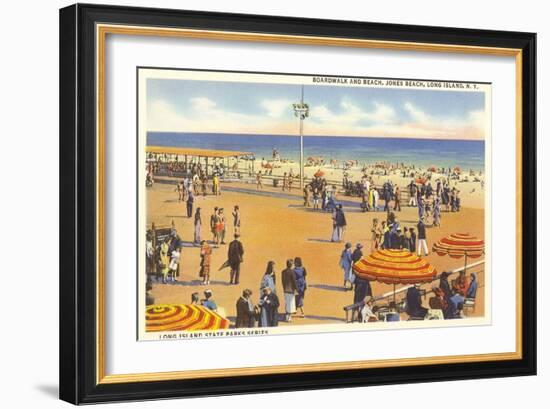 Jones Beach, Long Island, New York-null-Framed Art Print