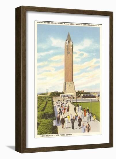 Jones Beach Water Tower, Long Island, New York-null-Framed Art Print