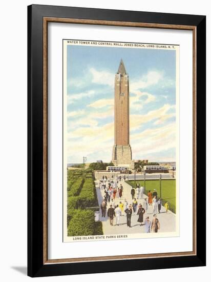 Jones Beach Water Tower, Long Island, New York-null-Framed Art Print