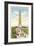 Jones Beach Water Tower, Long Island, New York-null-Framed Art Print