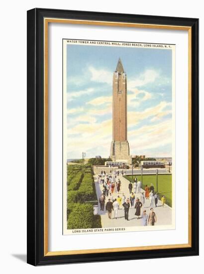 Jones Beach Water Tower, Long Island, New York-null-Framed Art Print