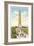 Jones Beach Water Tower, Long Island, New York-null-Framed Premium Giclee Print