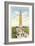 Jones Beach Water Tower, Long Island, New York-null-Framed Premium Giclee Print