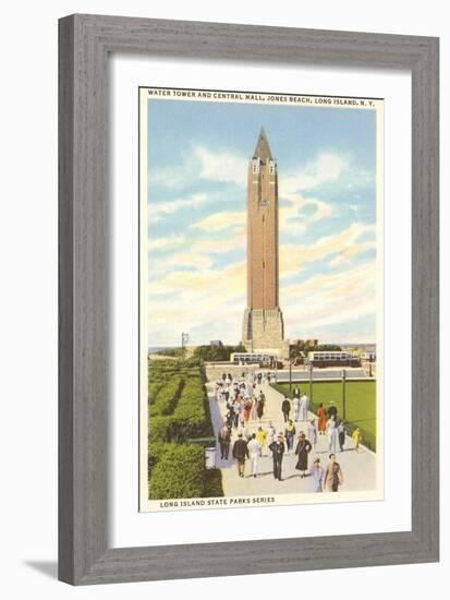 Jones Beach Water Tower, Long Island, New York-null-Framed Premium Giclee Print