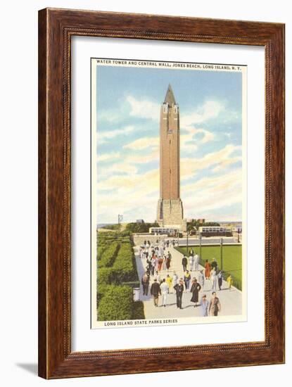 Jones Beach Water Tower, Long Island, New York-null-Framed Premium Giclee Print