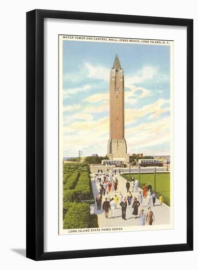 Jones Beach Water Tower, Long Island, New York-null-Framed Premium Giclee Print