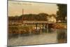 Jones' Bridge, Guilford, Connecticut-null-Mounted Art Print