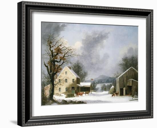 Jones Inn, Circa 1855-David Gilmour Blythe-Framed Giclee Print