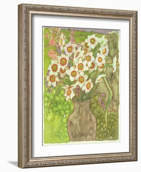 Jonquils at Twilight, 1999-Lillian Delevoryas-Framed Giclee Print