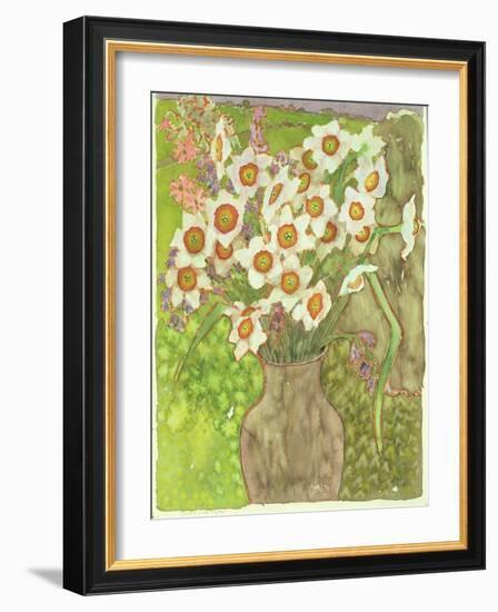 Jonquils at Twilight, 1999-Lillian Delevoryas-Framed Giclee Print