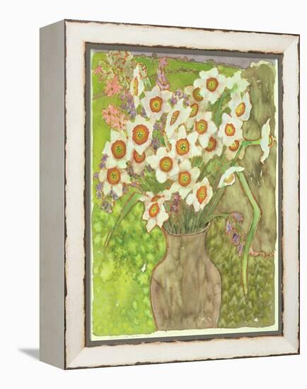 Jonquils at Twilight, 1999-Lillian Delevoryas-Framed Premier Image Canvas