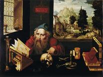 Saint Jerome in His Cell, 1520S-Joos Van Cleve-Giclee Print