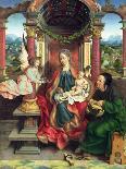 Triptych with the Death of the Virgin, 1515 (Oil on Panel)-Joos van Cleve-Giclee Print