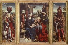 Triptych with the Death of the Virgin, 1515 (Oil on Panel)-Joos van Cleve-Giclee Print