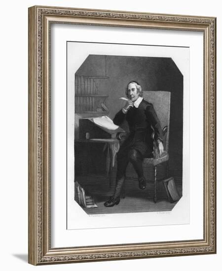 Joost Van Den Vondel, 17th Century Dutch Poet and Dramatist, C1870-H Sluyter-Framed Giclee Print