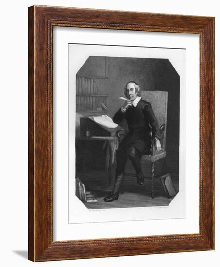 Joost Van Den Vondel, 17th Century Dutch Poet and Dramatist, C1870-H Sluyter-Framed Giclee Print