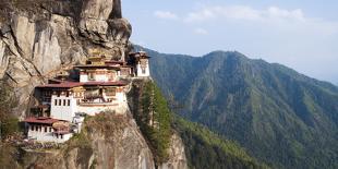 Paro Taktsang (Tigers Nest Monastery), Paro District, Bhutan, Himalayas, Asia-Jordan Banks-Photographic Print