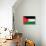Jordan Flag Design with Wood Patterning - Flags of the World Series-Philippe Hugonnard-Art Print displayed on a wall