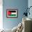 Jordan Flag Design with Wood Patterning - Flags of the World Series-Philippe Hugonnard-Framed Premium Giclee Print displayed on a wall