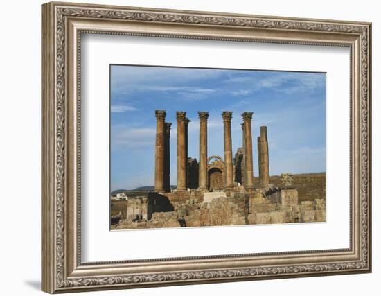 Jordan, Jerash, Temple of Artemis-Claudia Adams-Framed Photographic Print