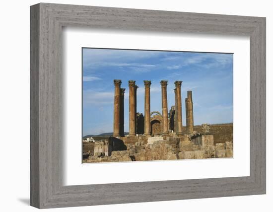 Jordan, Jerash, Temple of Artemis-Claudia Adams-Framed Photographic Print