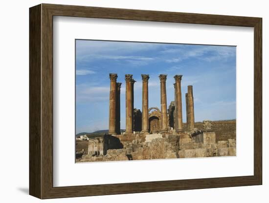 Jordan, Jerash, Temple of Artemis-Claudia Adams-Framed Photographic Print