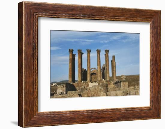 Jordan, Jerash, Temple of Artemis-Claudia Adams-Framed Photographic Print