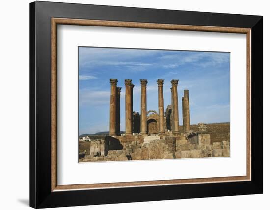 Jordan, Jerash, Temple of Artemis-Claudia Adams-Framed Photographic Print