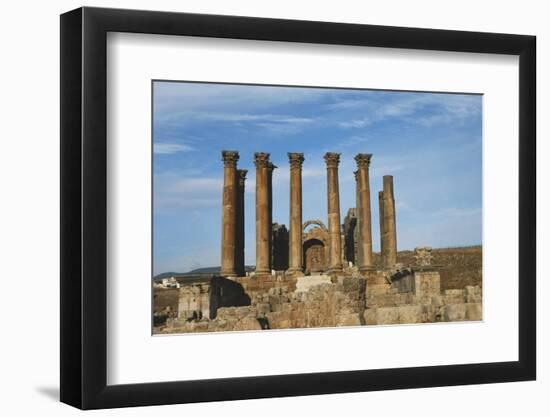 Jordan, Jerash, Temple of Artemis-Claudia Adams-Framed Photographic Print