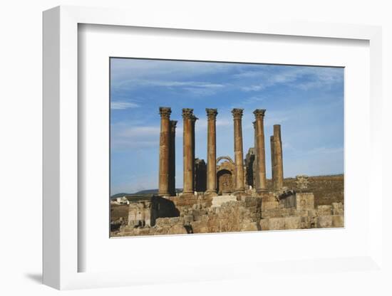 Jordan, Jerash, Temple of Artemis-Claudia Adams-Framed Photographic Print